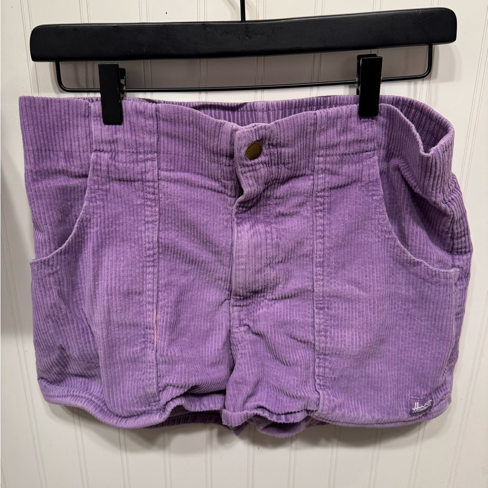 Purple Corduroy Shorts